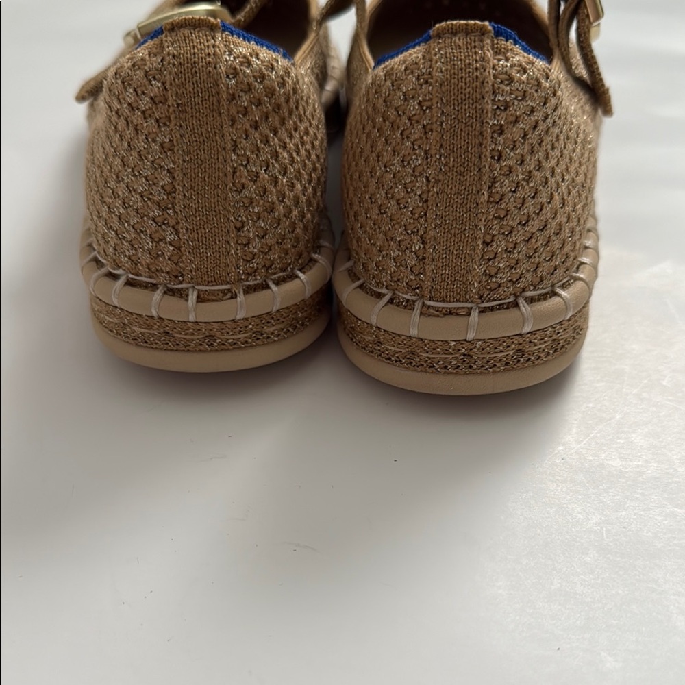 Rothy's Metallic Golden Sun Espadrille Mary Jane - Metallic Gold - Picture 4 of 9